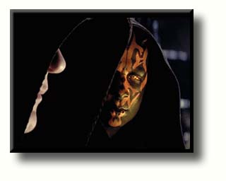 Darth Sidious and Darth Maul on Coruscant