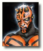 Shirtless Darth Maul by Marina Rangger