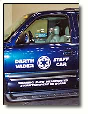 Darth Vader Staff Car