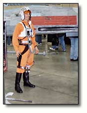 Rebel X-Wing and Pilot