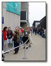Fan Club Line Crossing Back on Itself!