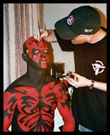 Fine lines on Darth Dave
