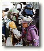 Bounty Hunters Confer with one another!