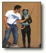 Ray puts Sithly energy into the presentation.
