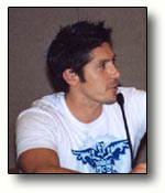 Ray Park answering questions from the fans.