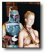 Boba Fett and Slave Leia
