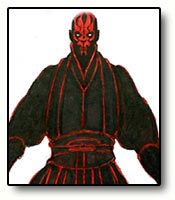 Darth Maul Costume Concept Art