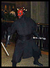 Mike and ScottMaul at DragonCon 2001