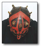 Finished Darth Maul horns