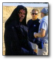 Ray Park as Darth Maul in Tunisia