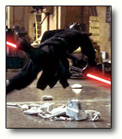 Darth Maul showing off!