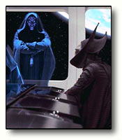 Holograph of Darth Sidious and Darth Maul